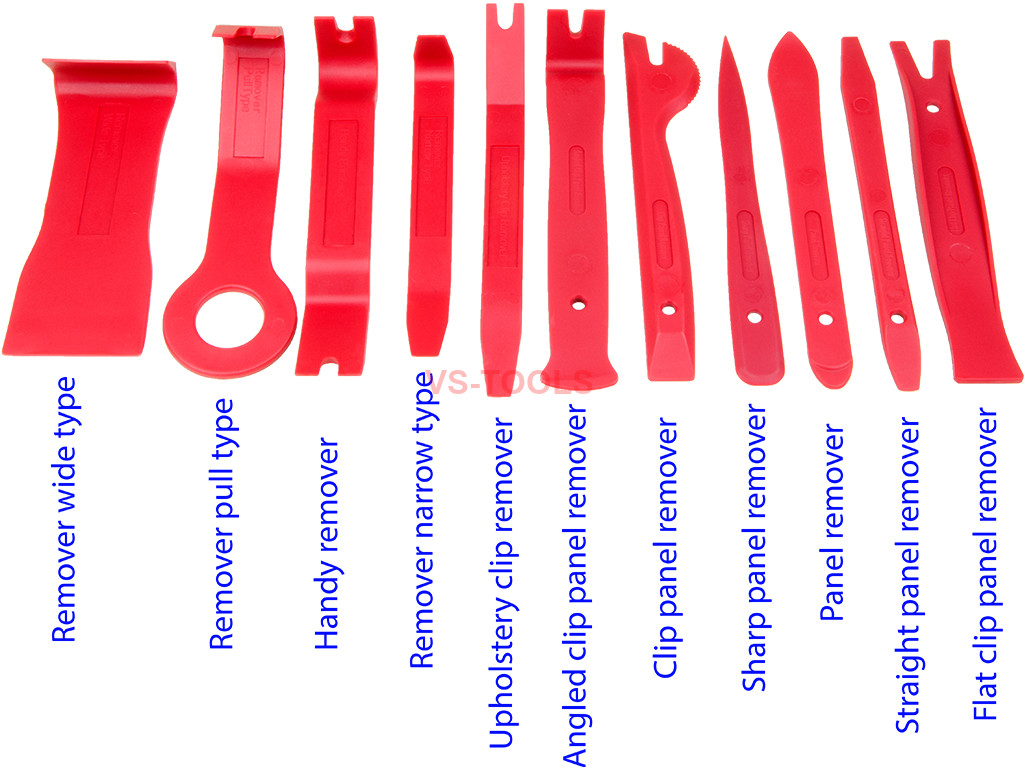 11pc Trim Removal Tool Set Door Panel Strips Dashboard Window